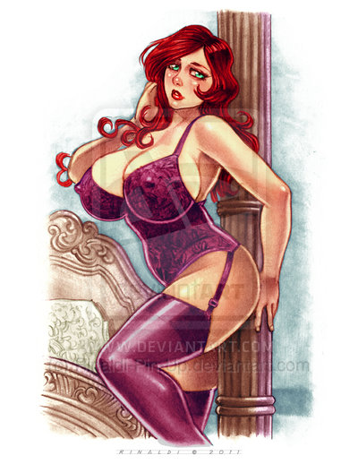 VICTOR RINALDI ART - Huge Tits drawings #14 page 4 full