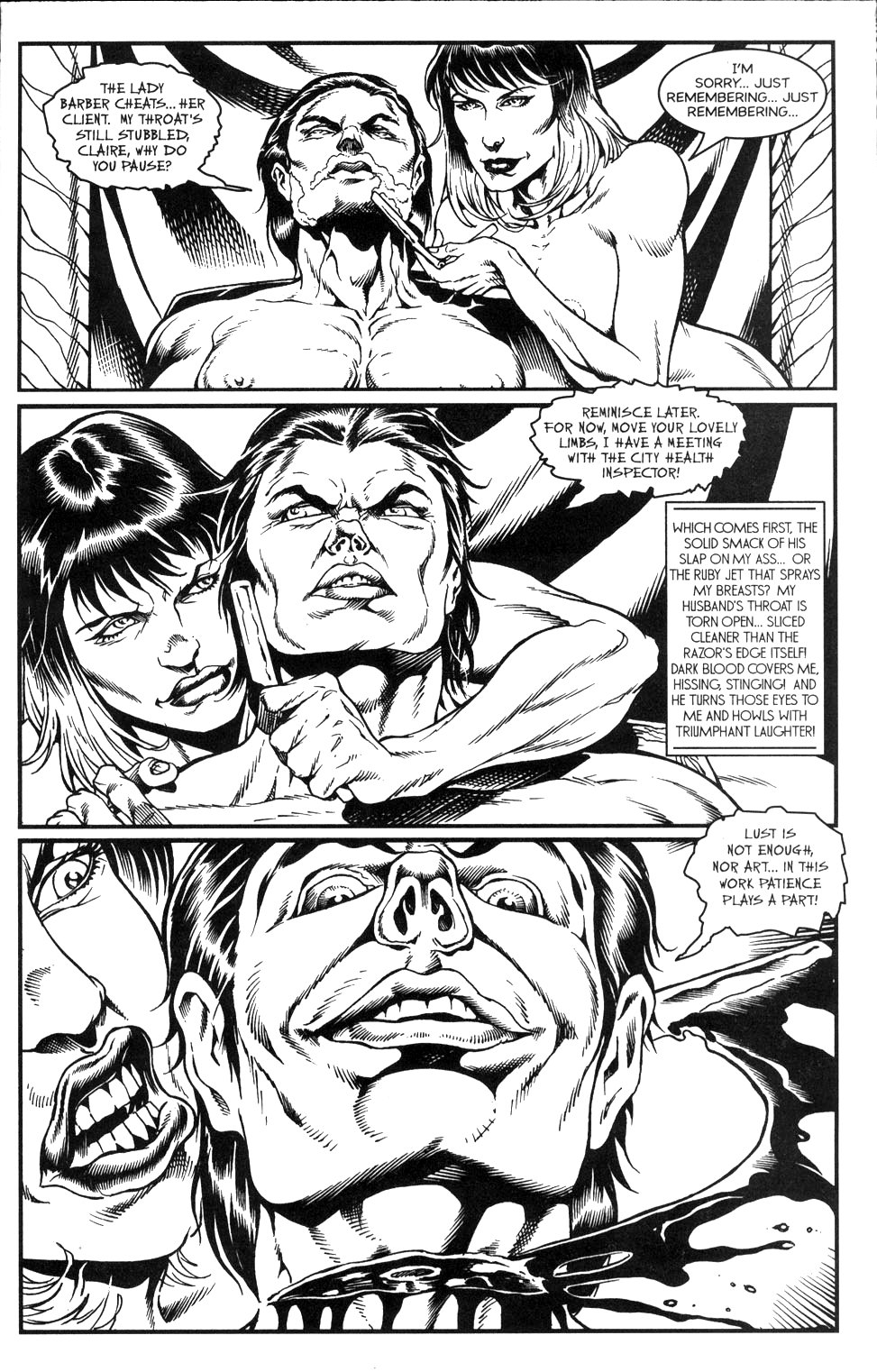 Faust #1: Claire's Lust page 9 full