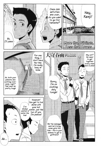 Kyoudai Ijou Koibito Miman | More than Siblings, Less than Lovers cover
