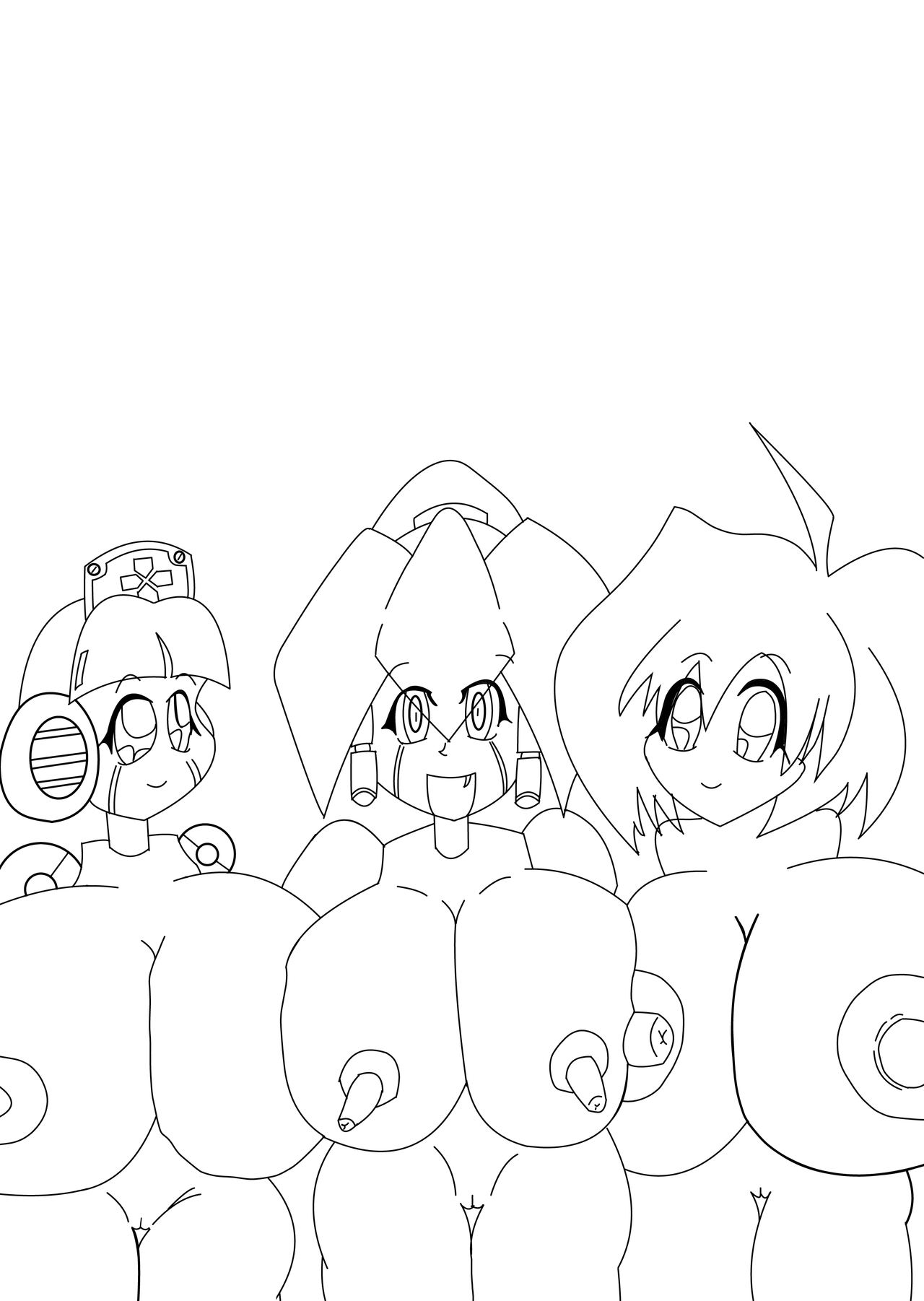 Robopon de Mousou Ero Illust Shuu page 3 full