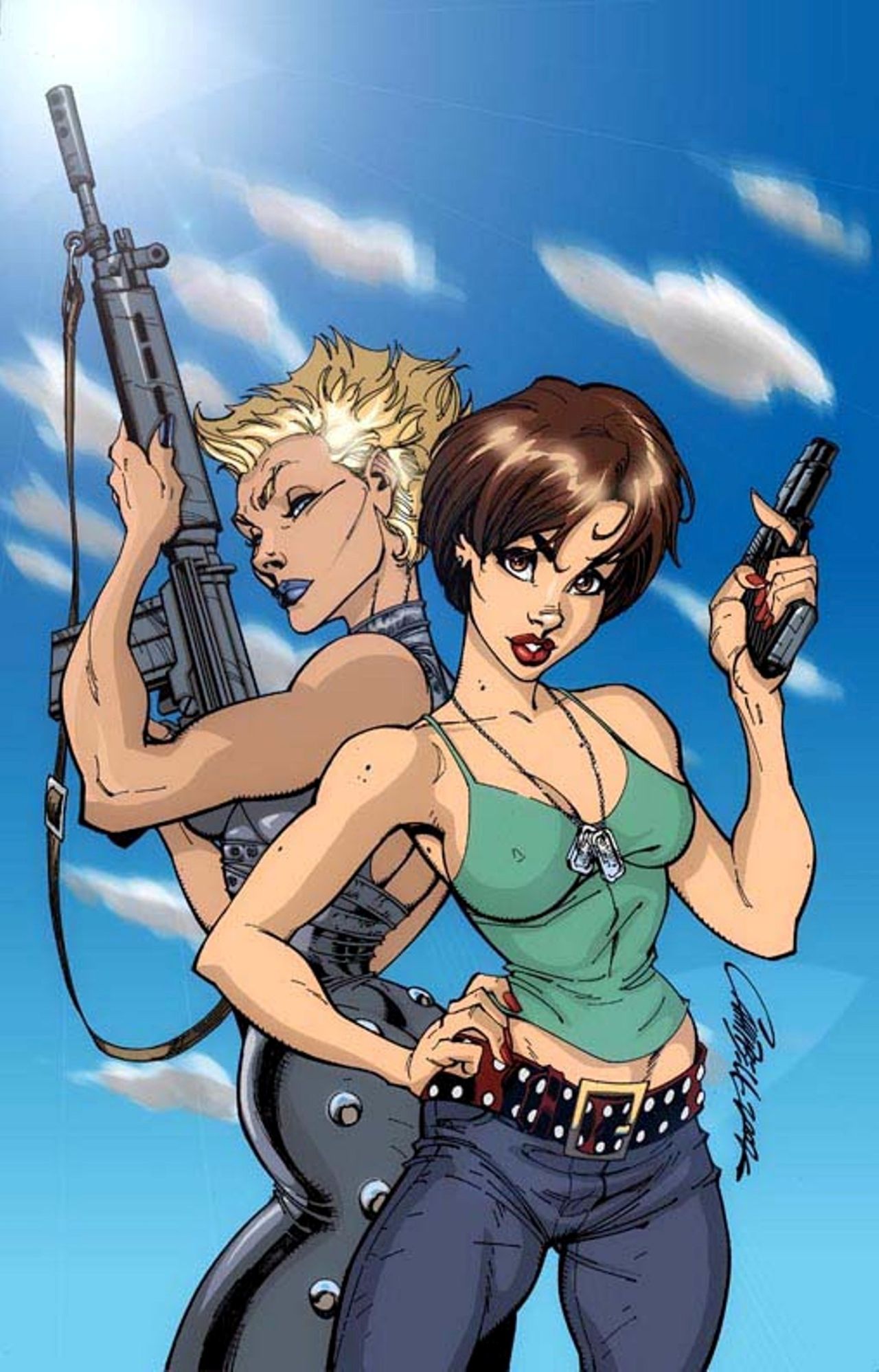 Art BY J.Scott .Campbell page 5 full