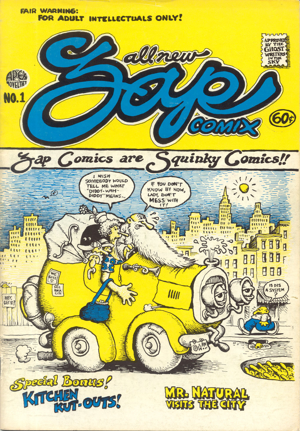 Zap Comix #1 page 1 full