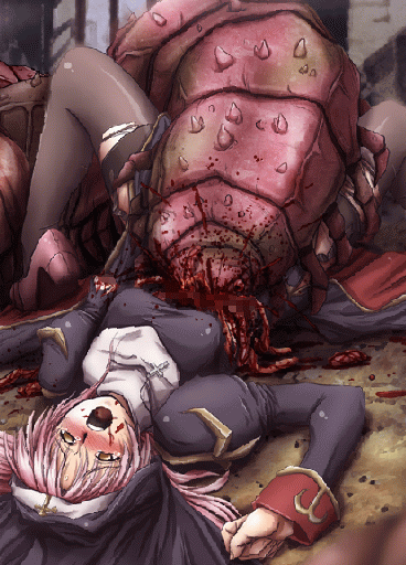 pink hair girl intestine guro and gutting page 9 full