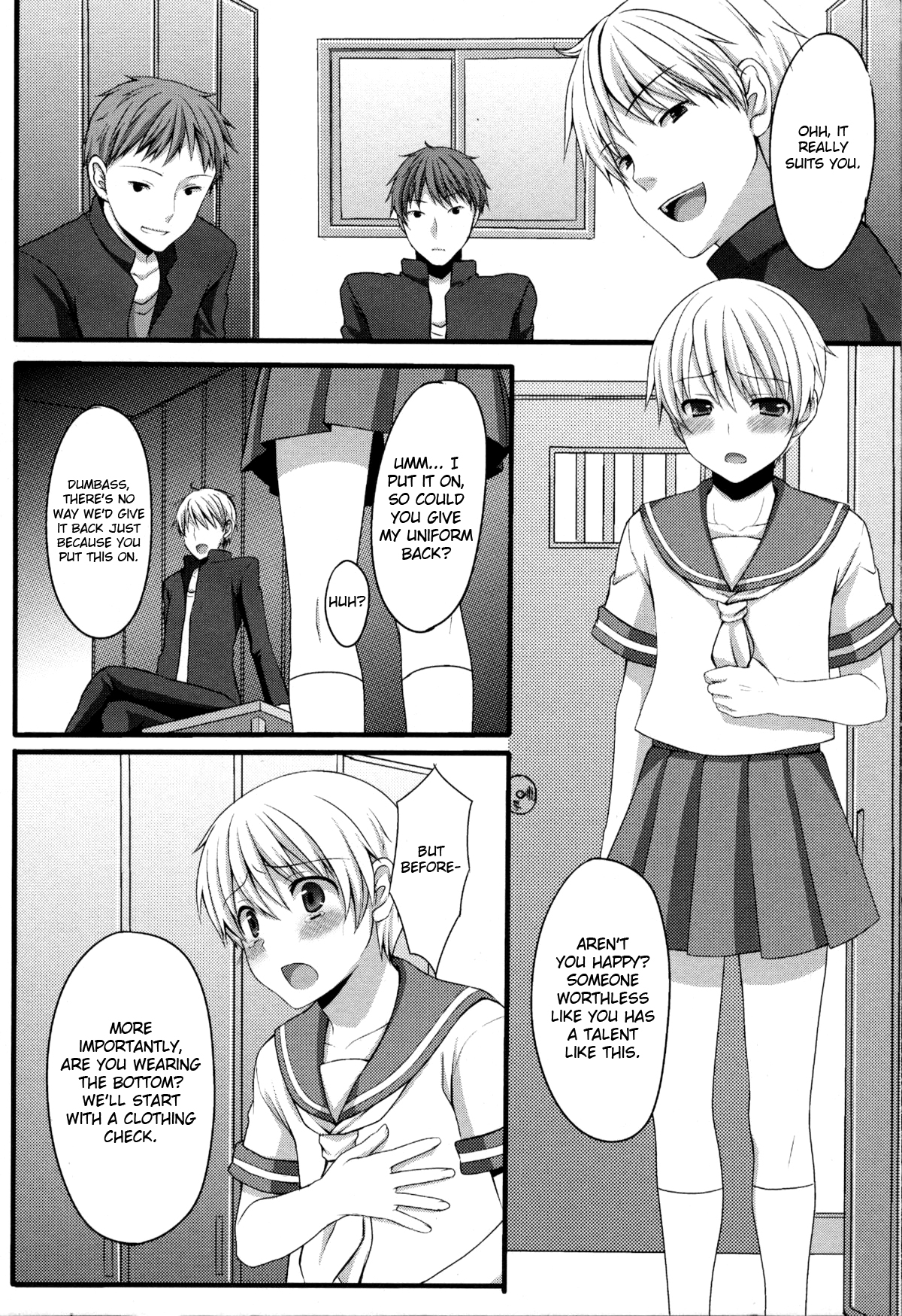 Shounen ni Josousasete Ijimete Mita | Let's Force Him to Crossdress and Rape Him  =LWB= page 3 full