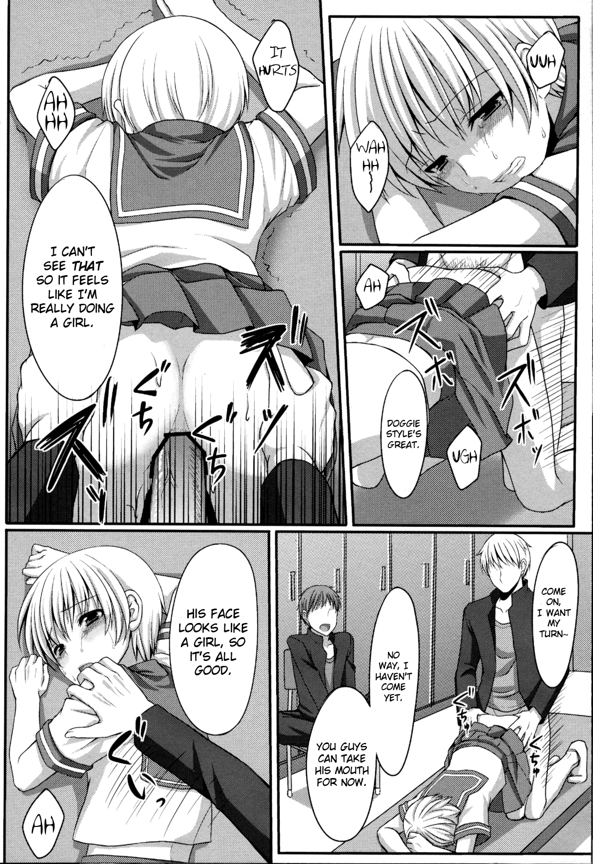 Shounen ni Josousasete Ijimete Mita | Let's Force Him to Crossdress and Rape Him  =LWB= page 7 full