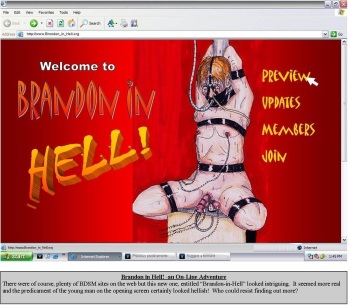 Brandon in Hell cover