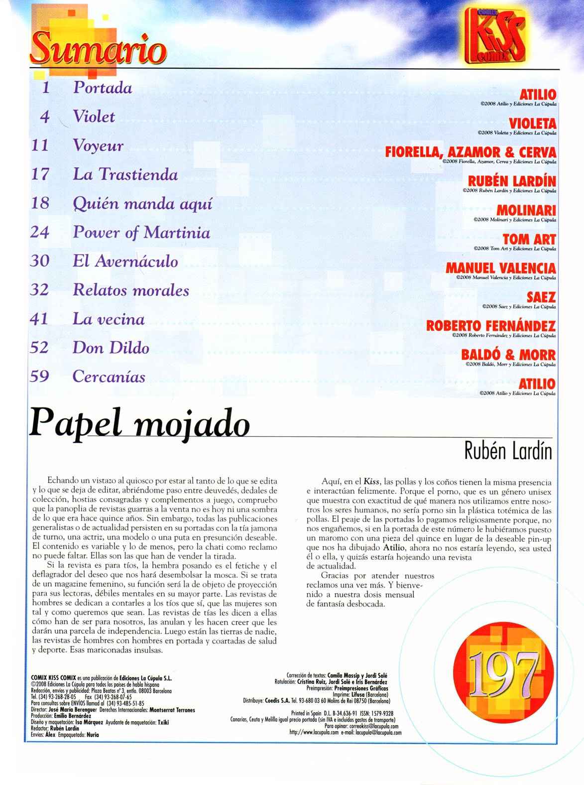 Kiss Comix 197 page 3 full