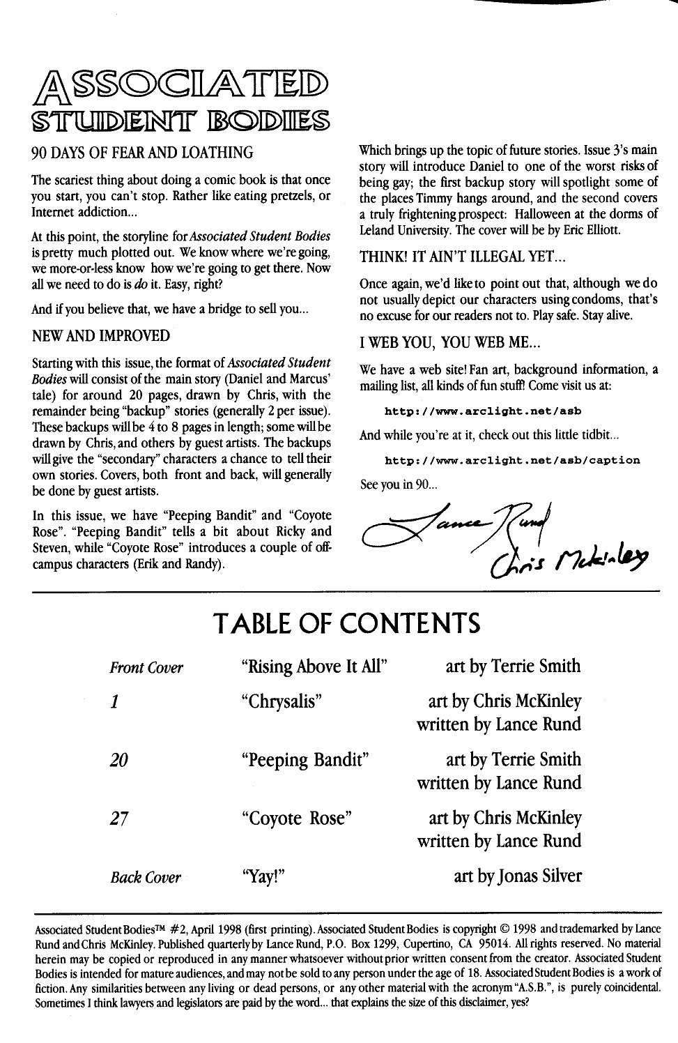Associated Student Bodies - Volume 2 page 2 full
