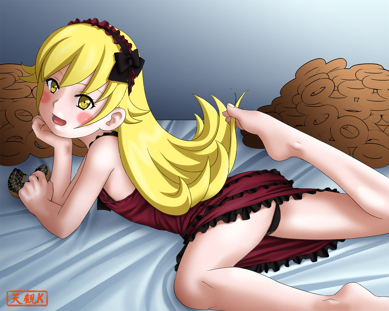 Bakemonogatari Loli CG page 7 full