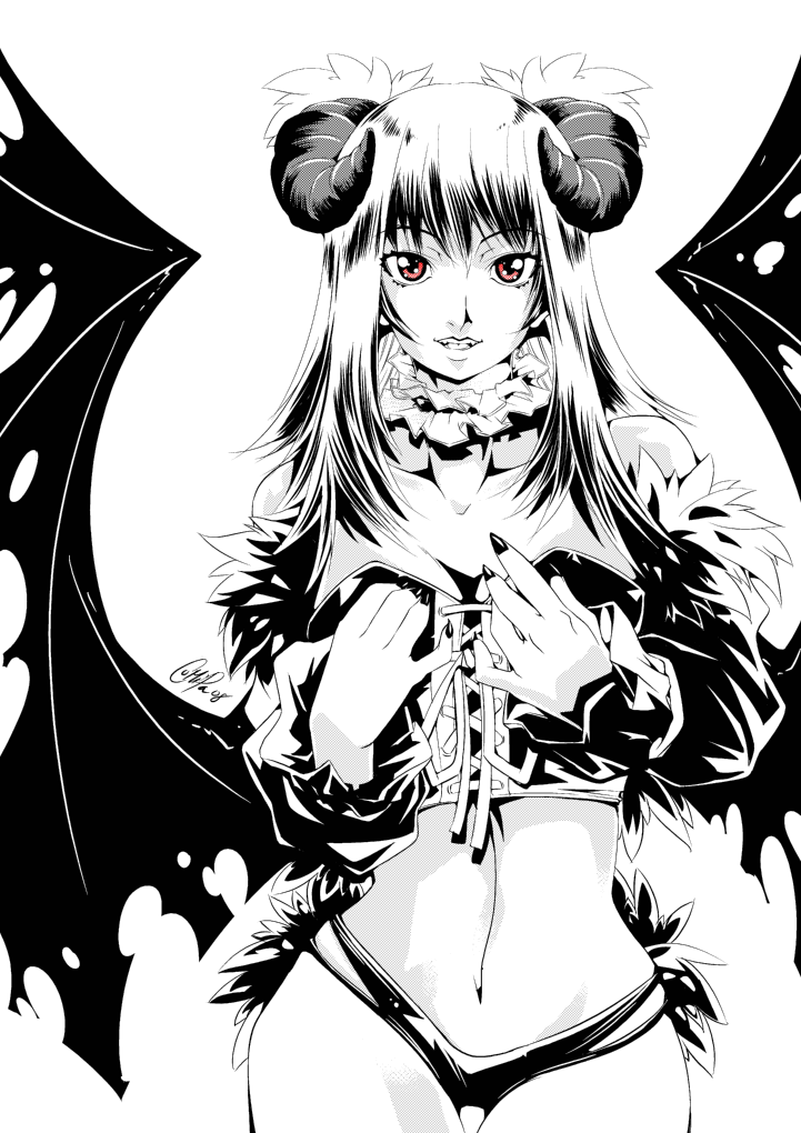 Demon Girls page 1 full