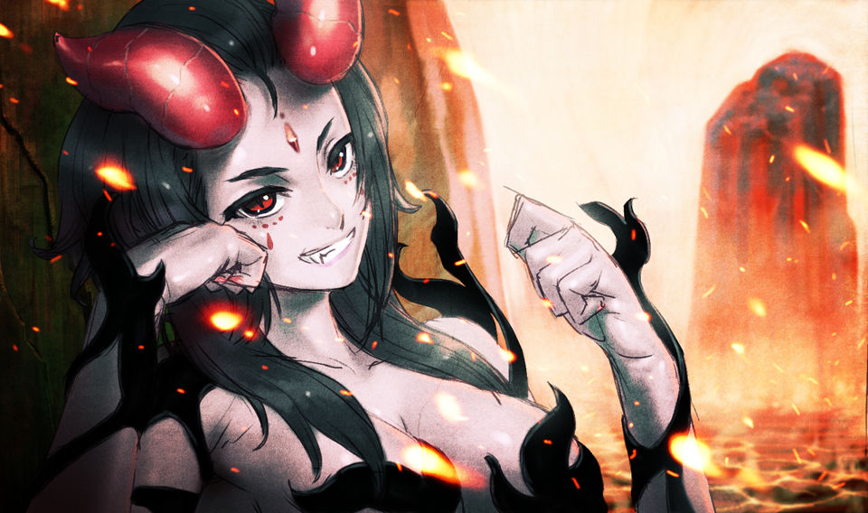 Demon Girls page 8 full