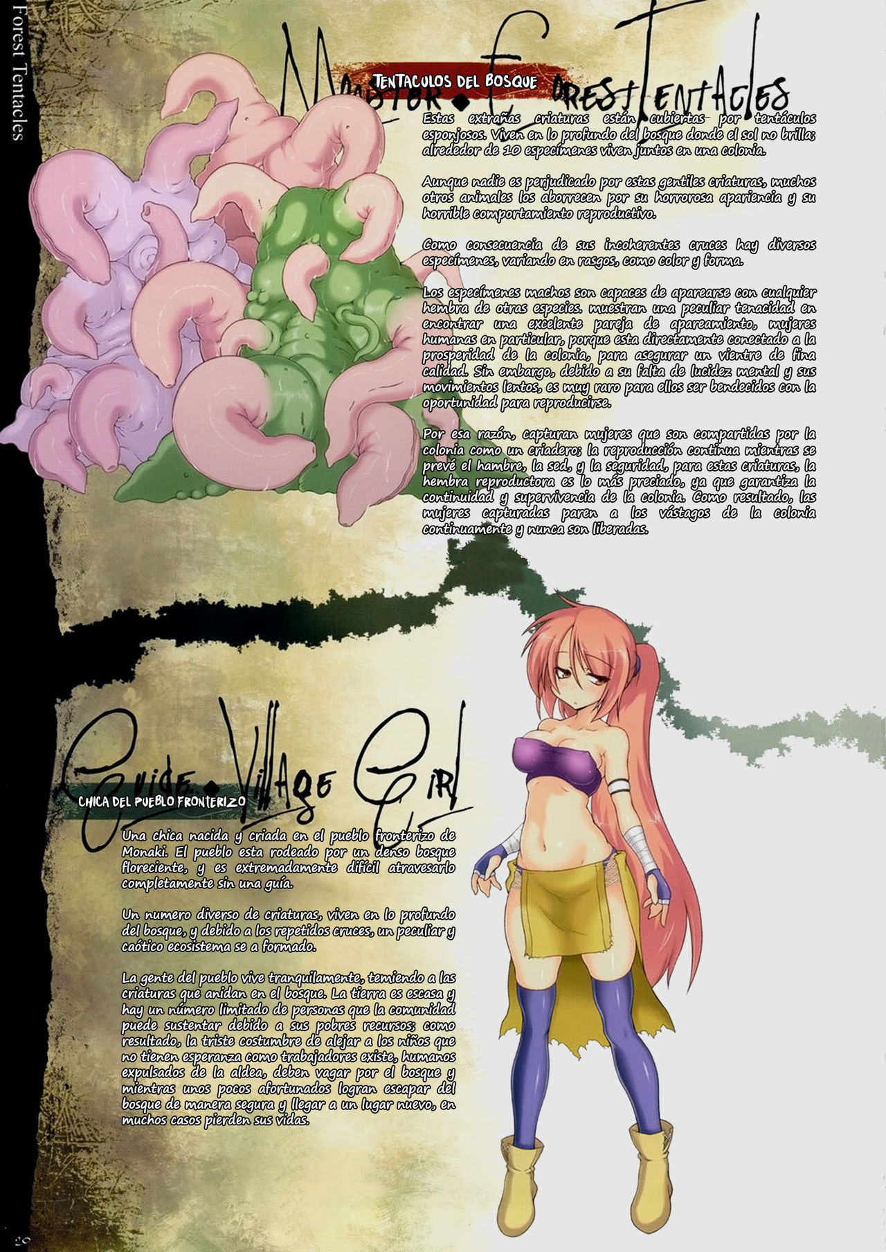 Bestiary - Forest Tentacle page 1 full