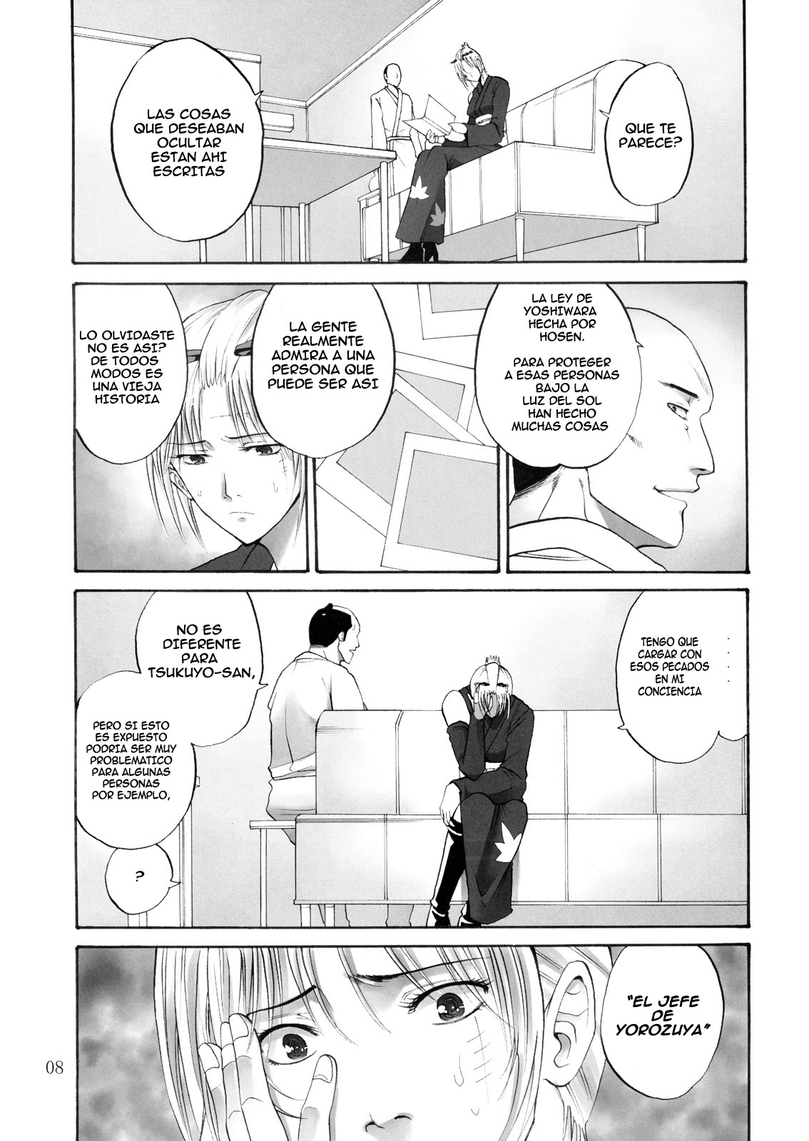 Tsukuyo-san ga Iyarashii Koto o Sarete Shimau Hanashi -NTR Ryoujoku hen- | La Obscena Historia de Tsukuyo-Serie NTR de Violacion- page 7 full