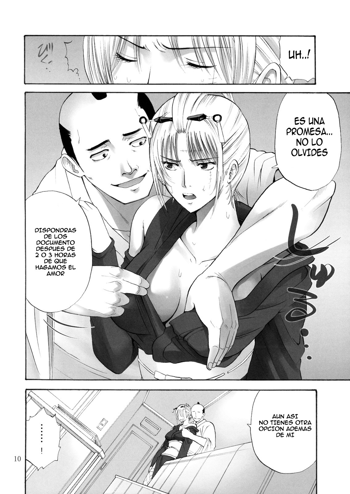 Tsukuyo-san ga Iyarashii Koto o Sarete Shimau Hanashi -NTR Ryoujoku hen- | La Obscena Historia de Tsukuyo-Serie NTR de Violacion- page 9 full