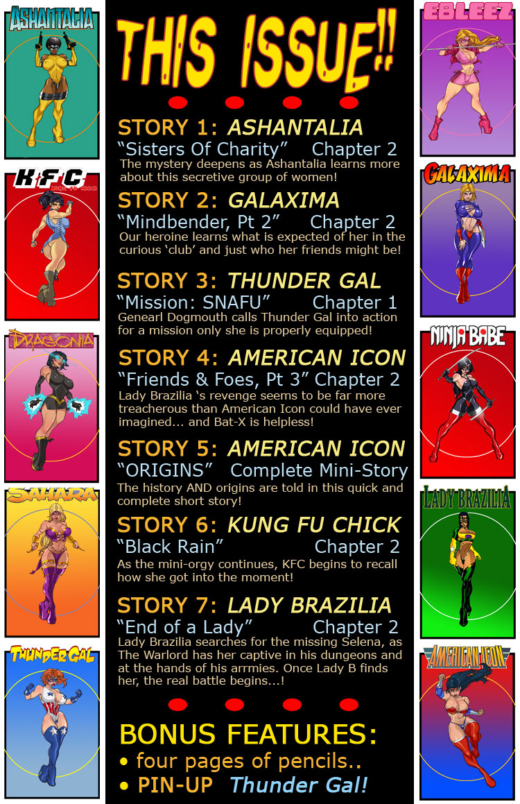 9 Superheroines - The Magazine #2 page 3 full