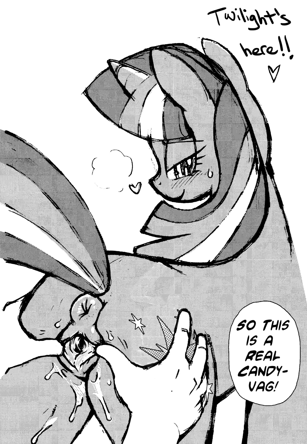 Mari Pony! Pony Datte Onnanoko! Ochinpo Milk ni Kyoumishinshin | She's a Pony and a Girl! She's Curious about Penis Milk page 3 full