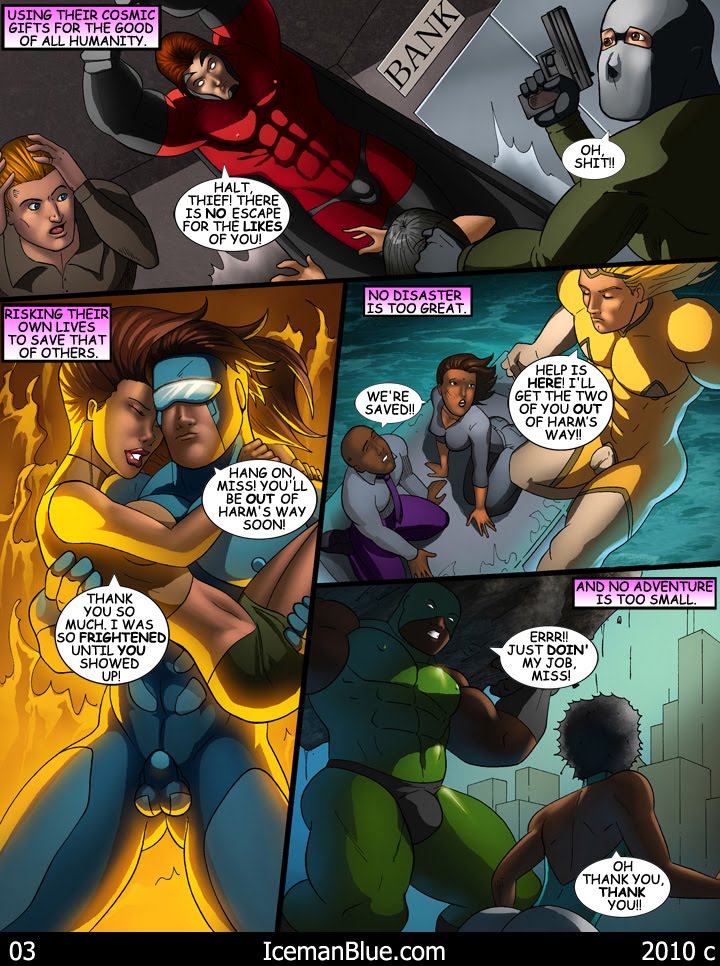 Cosmic Heroes #1 page 4 full