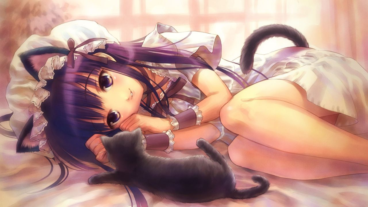 Catgirl Wallpaper 16:9 Ratio page 2 full