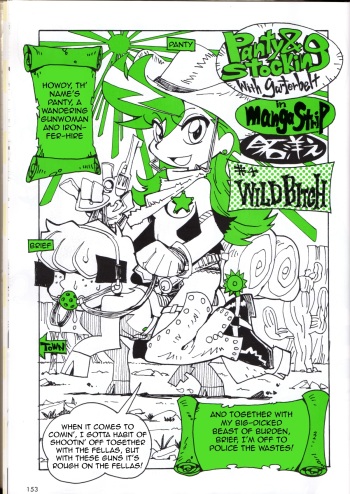 Panty and Stocking in Wild Bitch cover