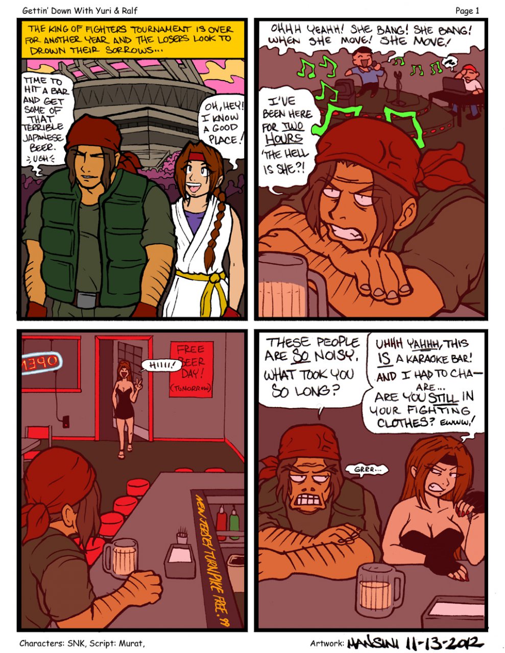 Getting Down with Yuri and Ralph page 1 full