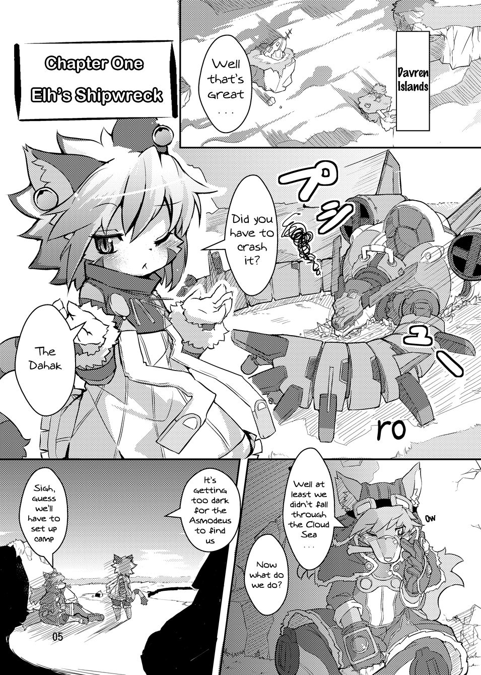 elhtored | Elh to Red Ch.1: Elh's Shipwreck page 4 full
