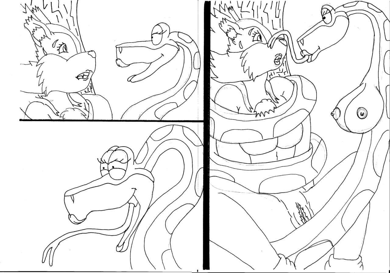 Lesbian Kaa Comic page 7 full