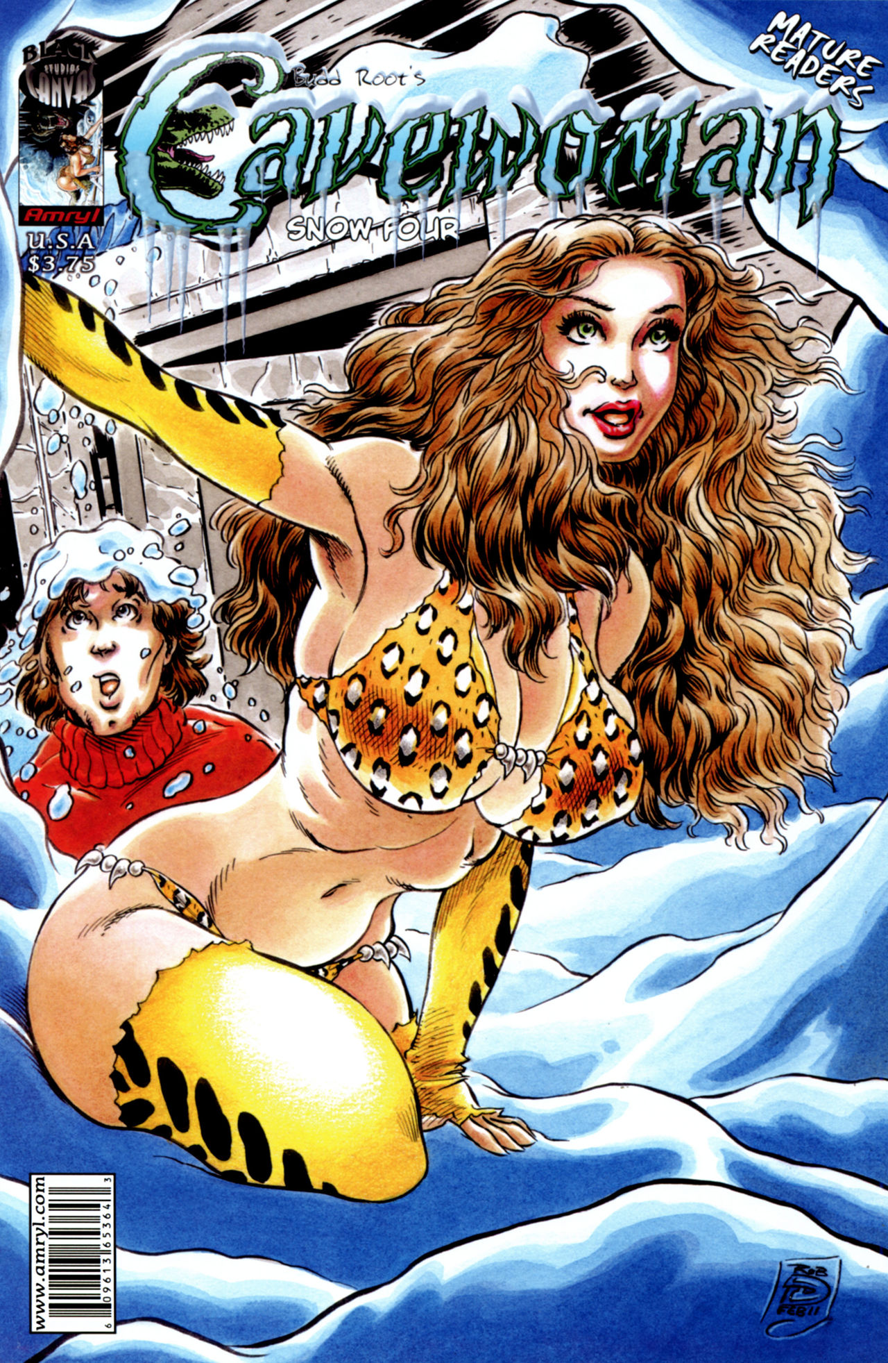 Cavewoman - Snow 04 page 1 full