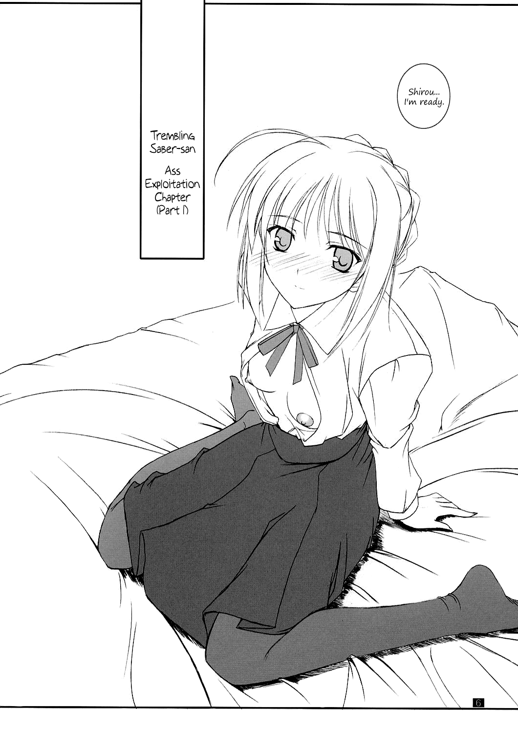 Purupuni Saber-san | Trembling Saber-san page 5 full