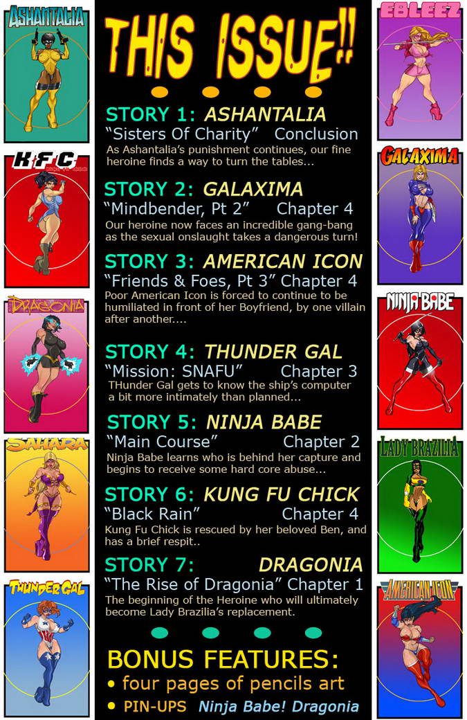 9 Superheroines - The Magazine #4 page 3 full