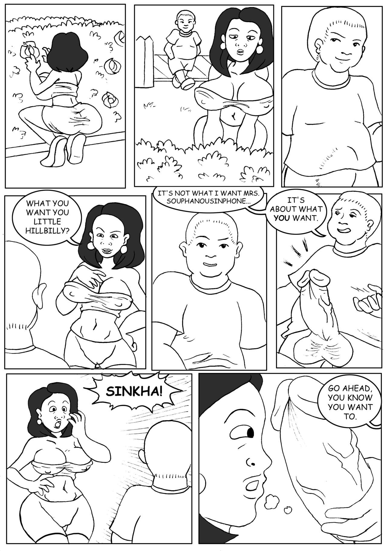 Plowing the garden page 1 full