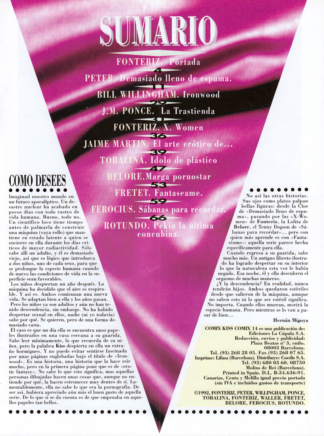 Kiss Comix #014 page 3 full