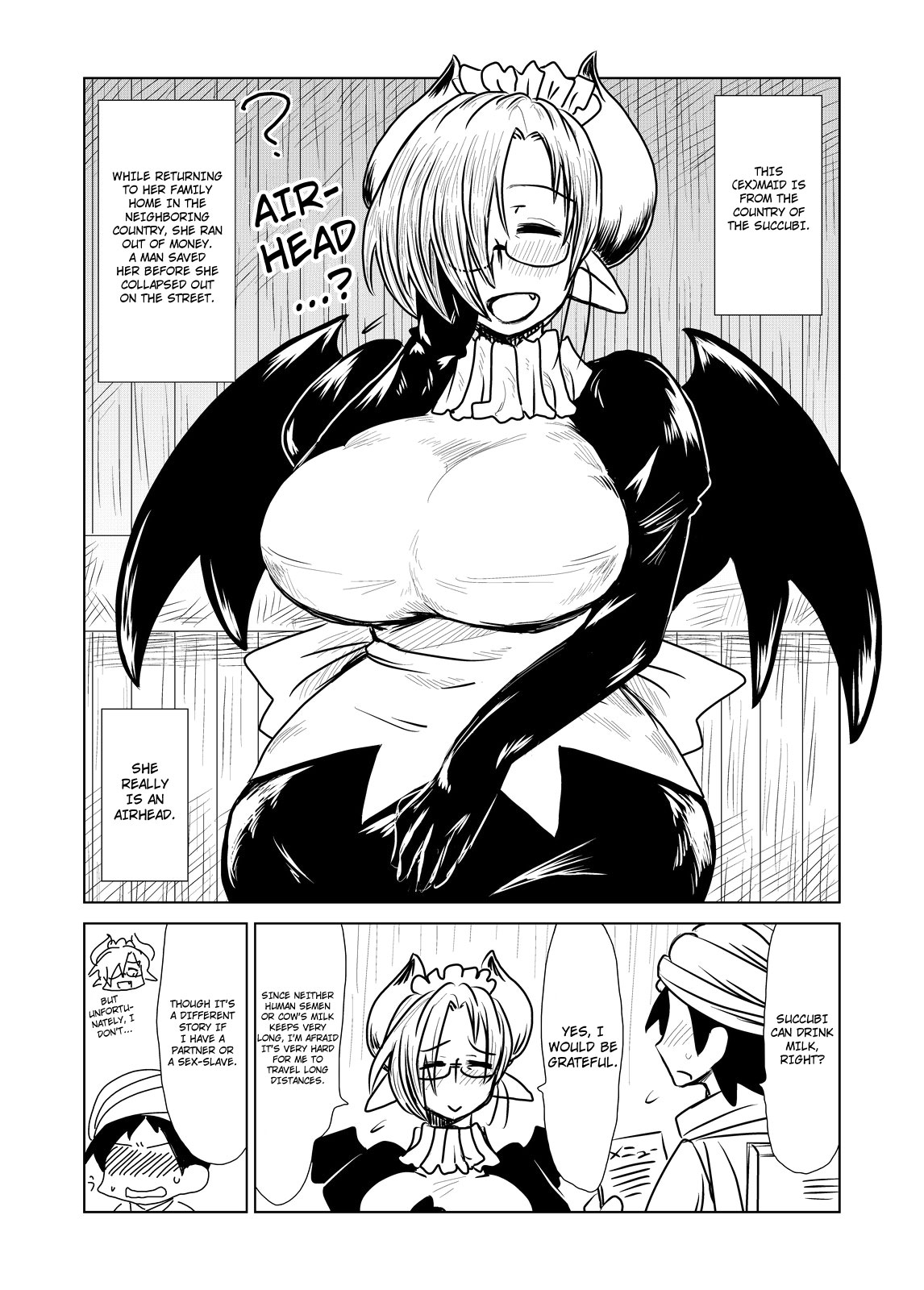 Toshima de, Maid de, Succubus de, | Middle aged, a Maid, and a Succubus page 5 full