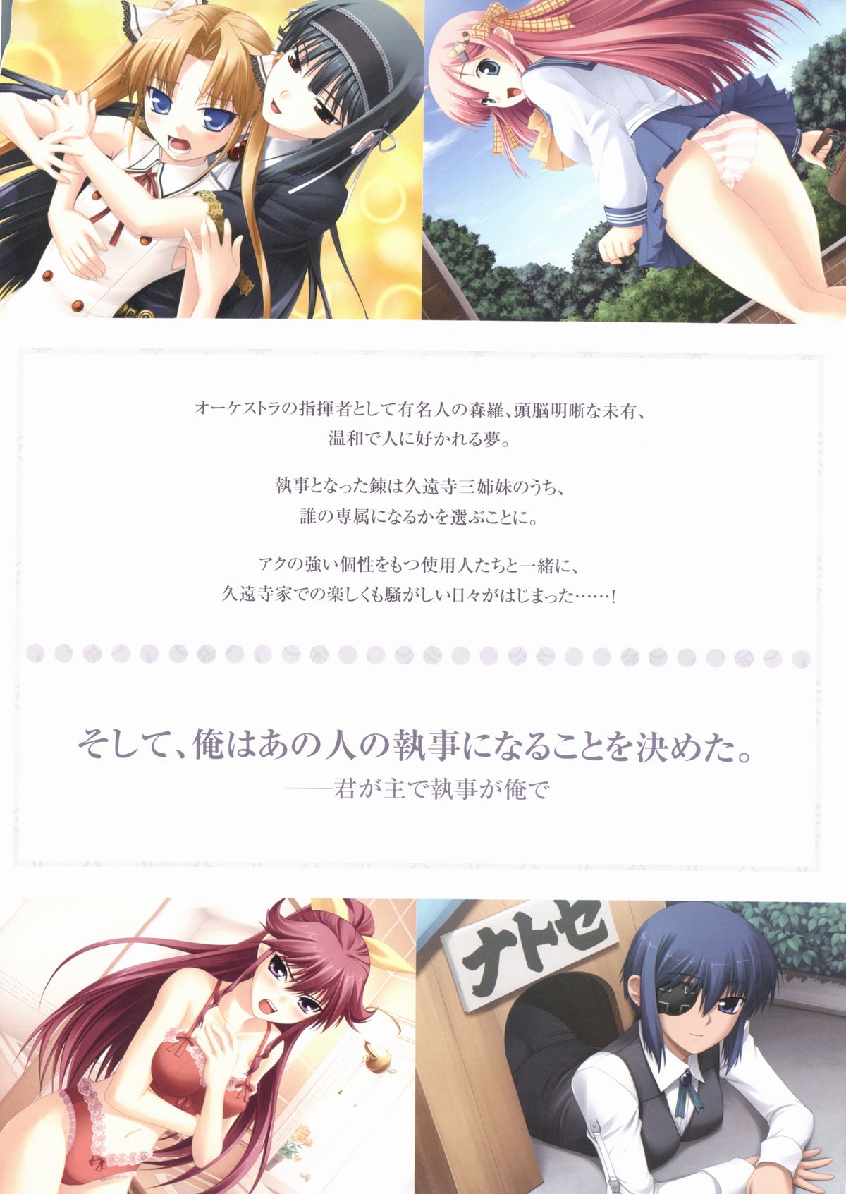 Kimi ga Aruji de Shitsuji ga Ore de Official Fun Book page 4 full
