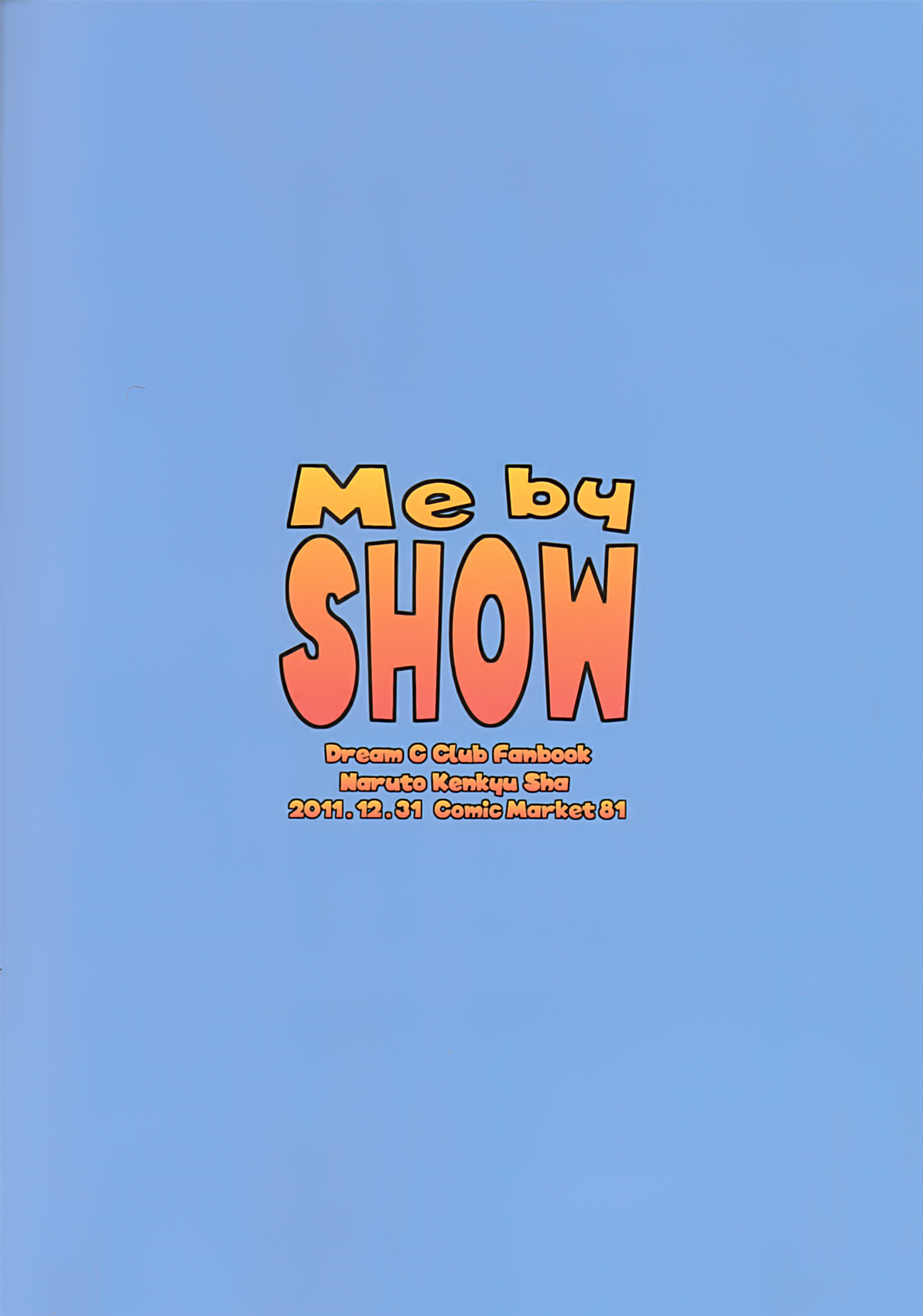 Me by SHOW page 3 full