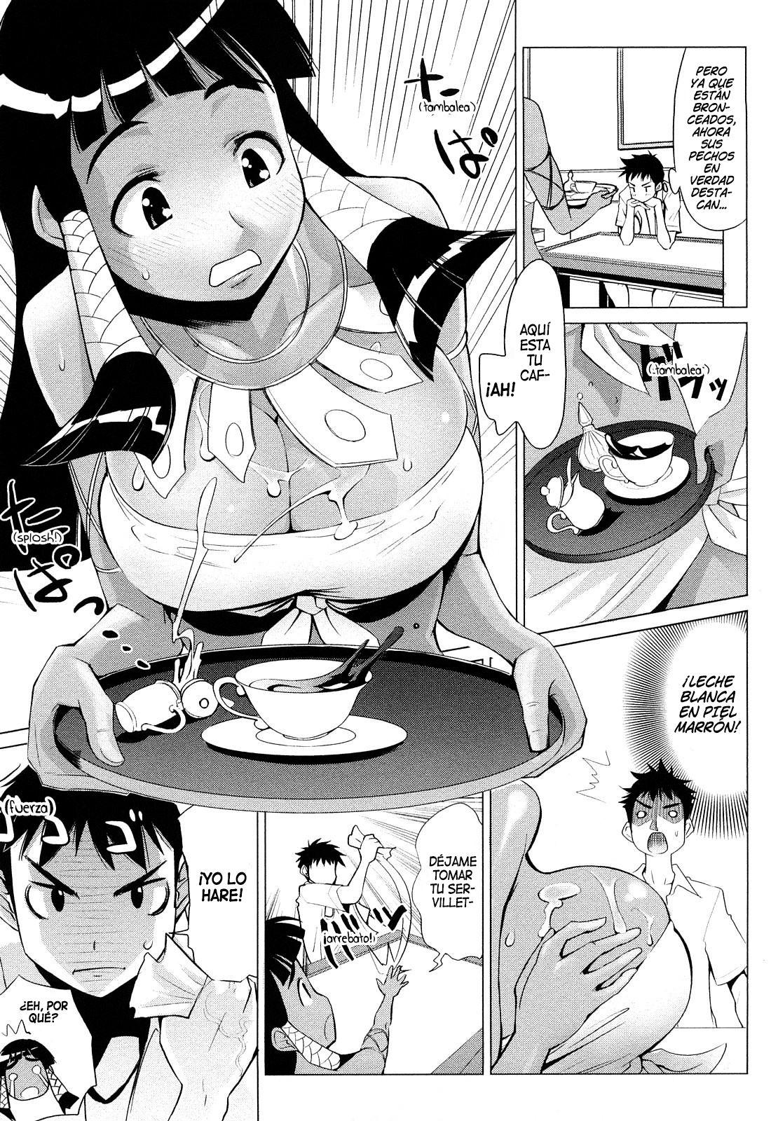 Natsuiro Oppai Kafe | Café de pechos bronceados en verano page 5 full