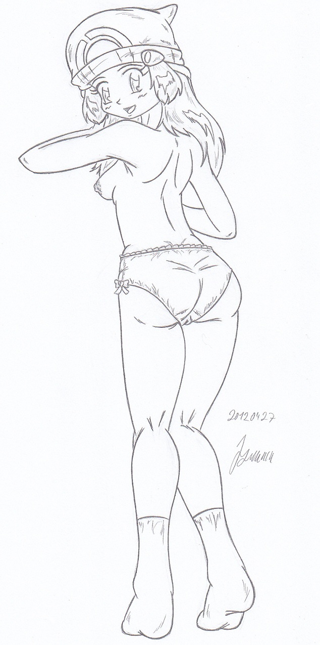 My miny Dawn _ pokemon Sketches work_3 page 10 full