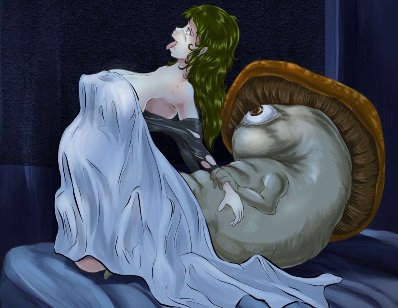 Bed with Monster page 8 full