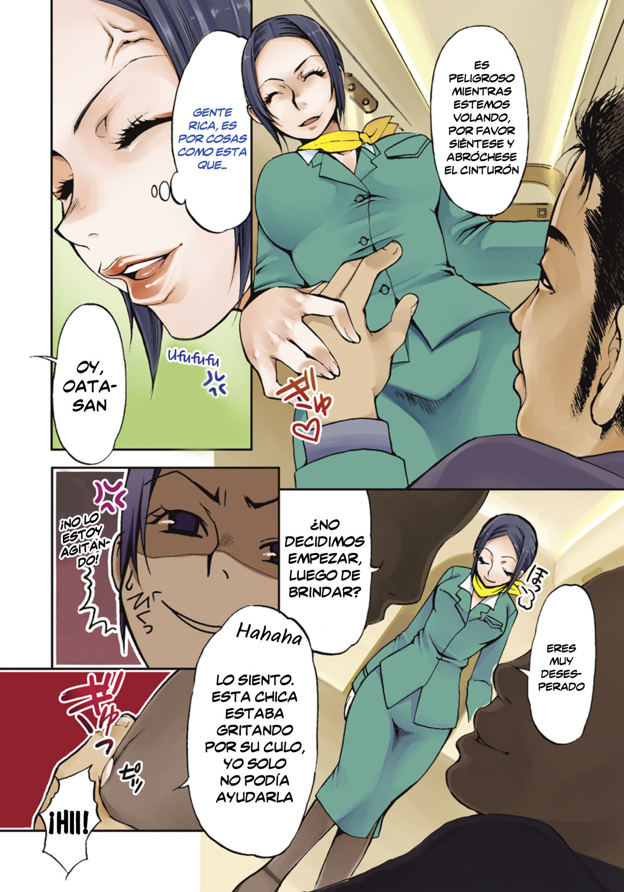 Volando y viniendose dentro de una azafata veterana page 2 full
