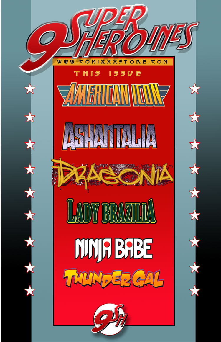 9 Superheroines - The Magazine #11 page 2 full