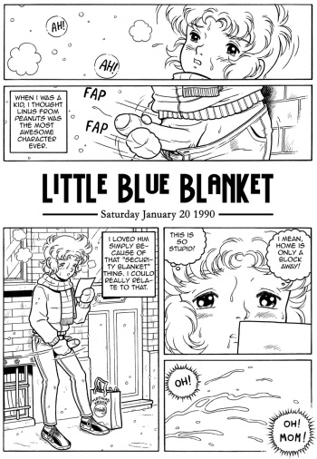 Little Blue Blanket cover