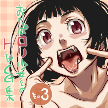 Okappa Loli Shoujo to no H na Illust Shuu Sono 3 cover