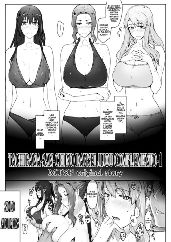 Tachibana-san-chi no Dansei Jijou Ho - 1 cover