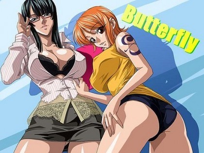 One Piece Nami and Robin page 1 full