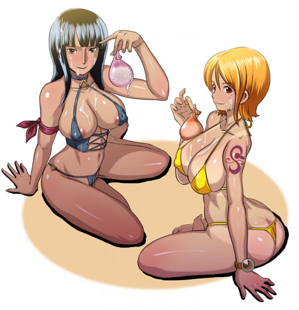 One Piece Nami and Robin page 6 full