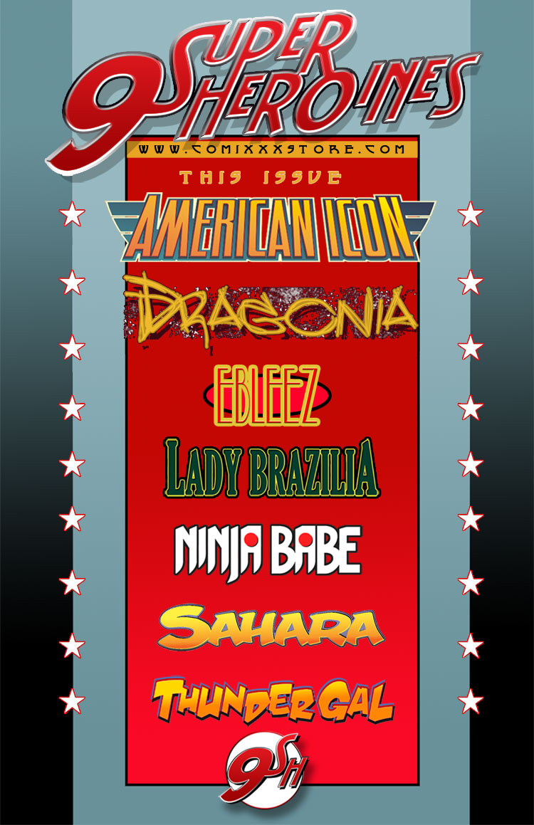 9 Superheroines - The Magazine #7 page 2 full