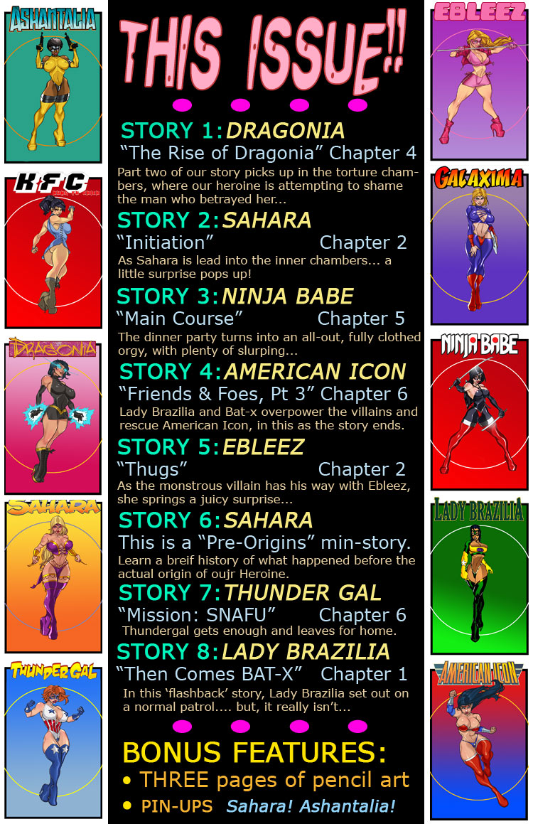 9 Superheroines - The Magazine #7 page 3 full