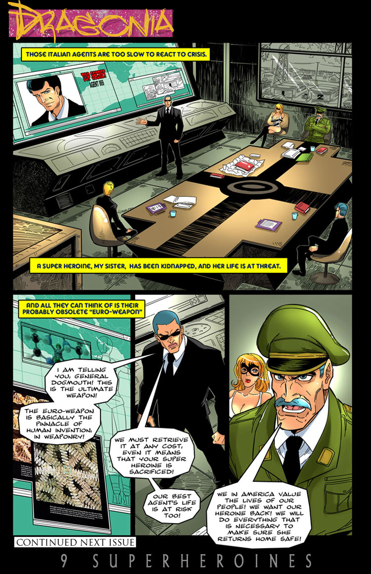 9 Superheroines - The Magazine #7 page 7 full