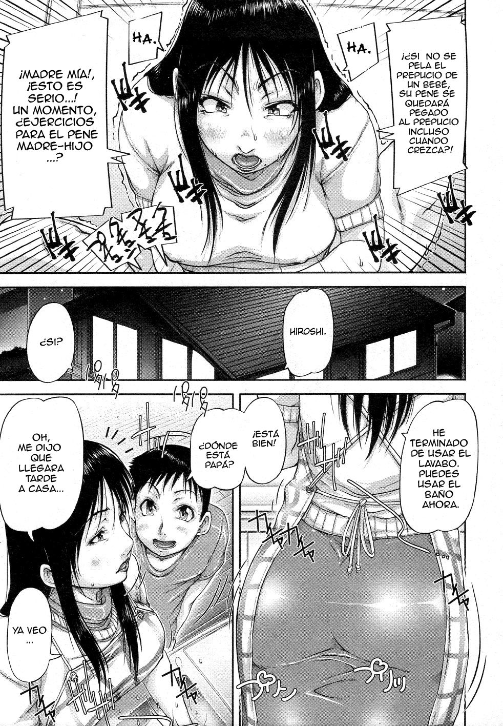 Mukimuki Taisou Mama Ryouhou 2 | Ejercicios para el Pene Madre-Hijo - La Terapia de Mami, Part 2 page 7 full