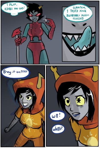 Terezi/Vriska Comic by Lemon Font cover