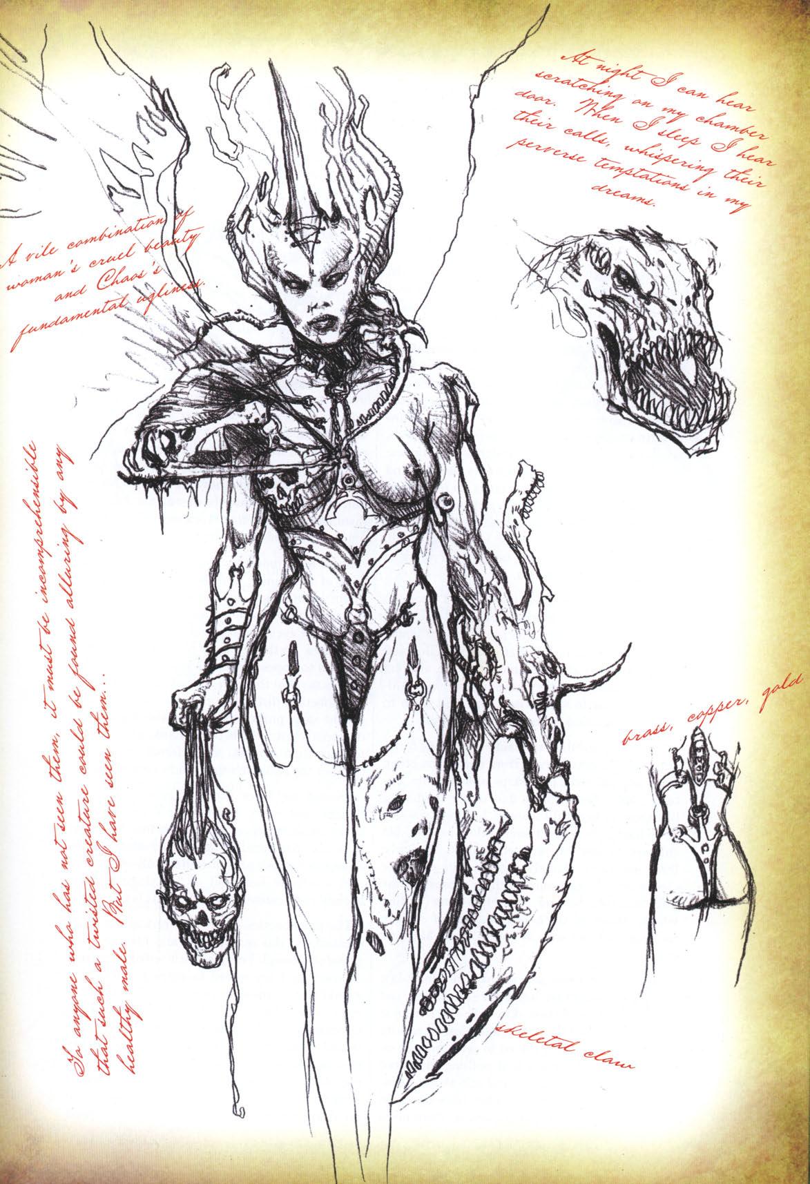 Warhammer 40k Slaanesh Art page 4 full